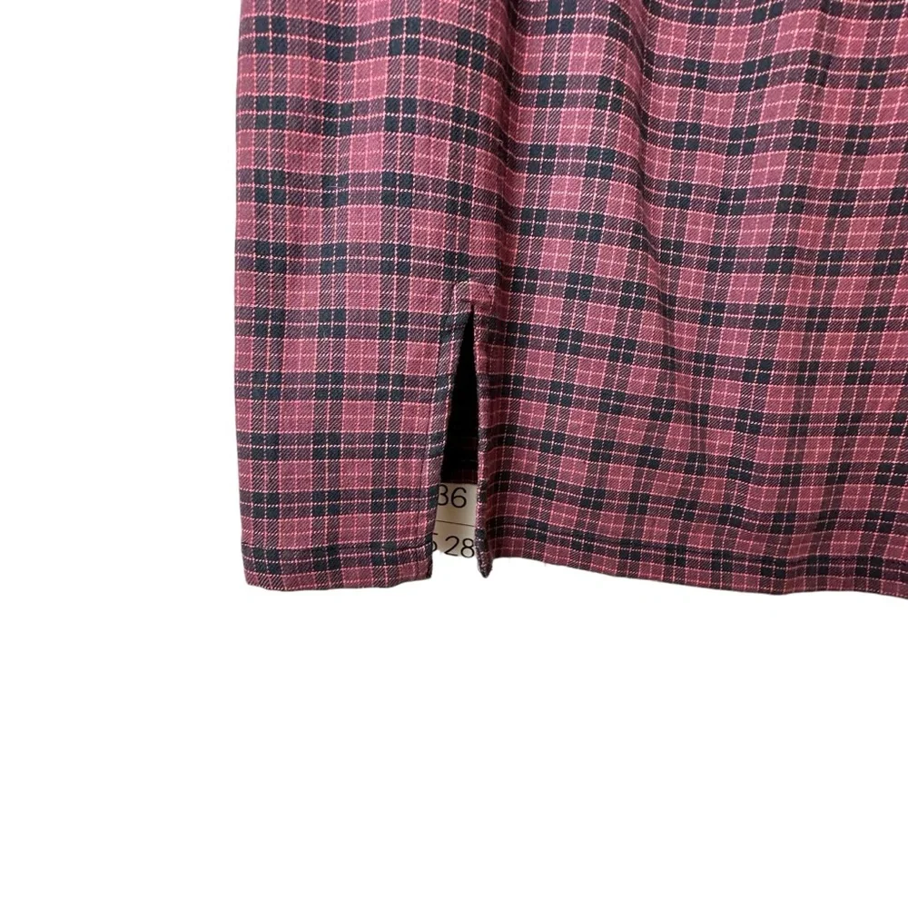 Volcom Plaid‎ Dress Size 8 Adjustable Straps